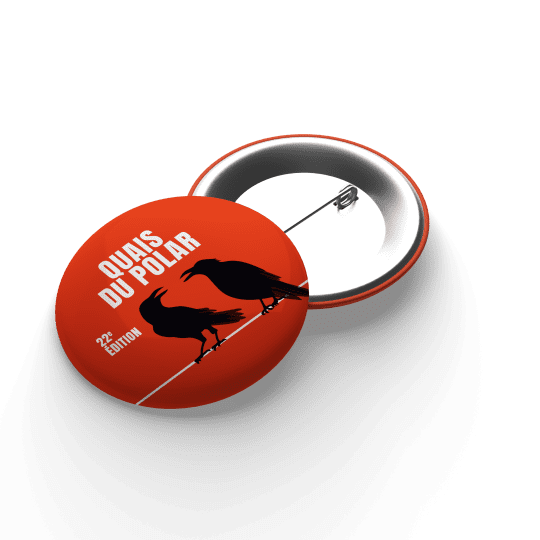 Badge 2026 (corbeaux sur le fil)